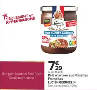 LUCIEN GEORGELIN Pâte à tartiner aux Noisettes Françaises