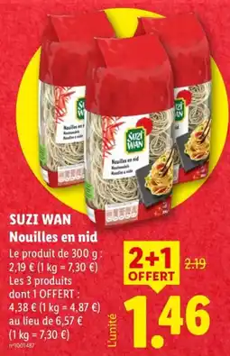 Lidl SUZI WAN Nouilles en nid offre
