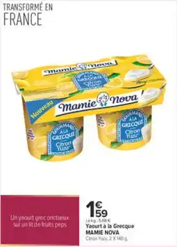 Carrefour MAMIE NOVA Yaourt à la Grecque offre