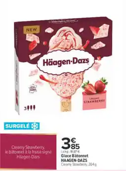 Carrefour HAAGEN-DAZS Creamy Strawberry offre