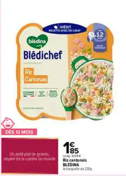 Carrefour BLEDINA Riz cantonais offre