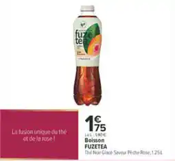 Carrefour FUZETEA Thé Noir Glacé offre