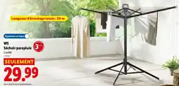 Lidl W5 Séchoir parapluie offre