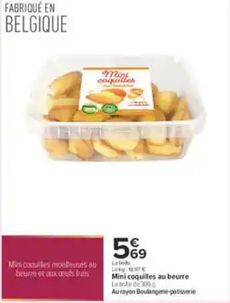 Carrefour Mini coquilles au beurre offre