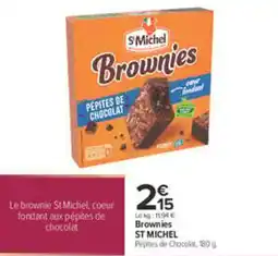 Carrefour ST MICHEL Brownies offre