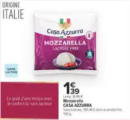 Carrefour Casa Azzurra Mozzarella offre