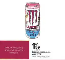 Carrefour MONSTER Juiced Viking Berry offre