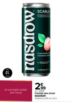 Carrefour NASDROW Scarlet & Co offre