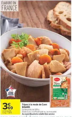 Carrefour Market BIGARD Tripes à la mode de Caen offre