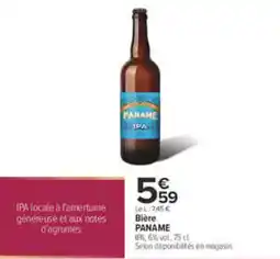 Carrefour PANAME IPA offre