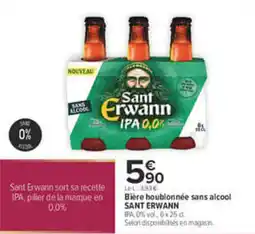 Carrefour SANT ERWANN IPA 0,0% biere houblonnee sans alcool offre