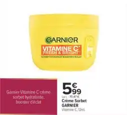 Carrefour GARNIER Vitamine C crème offre