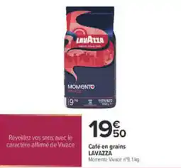 Carrefour LAVAZZA Café en grains offre