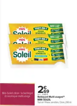 Carrefour Mini Soleil offre