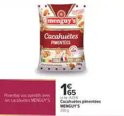 Carrefour MENGUY'S Cacahuètes Pimentées offre