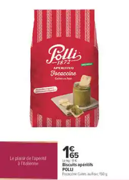 Carrefour POLLI Focaccine offre