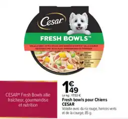 Carrefour CESAR Fresh Bowls offre