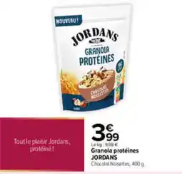 Carrefour JORDANS Granola protéines offre