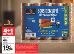 Carrefour WOODSTOCK Bois densifié offre