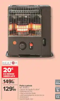 Carrefour HEATER Poêle à pétrole offre
