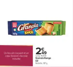 Carrefour LU Granola Kango offre