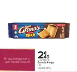 Carrefour LU Granola Kango offre