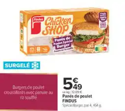Carrefour FINDUS Panés de poulet offre