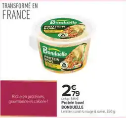 Carrefour Bonduelle Protein bowl offre