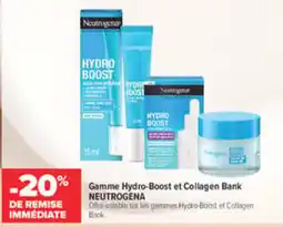 Carrefour maPara parapharmacie Neutrogena Hydro-Boost et Collagen Bank offre