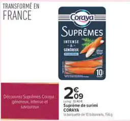 Carrefour Coraya Suprêmes offre