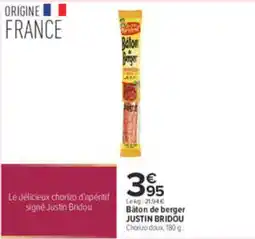 Carrefour JUSTIN BRIDOU Bâton de berger offre