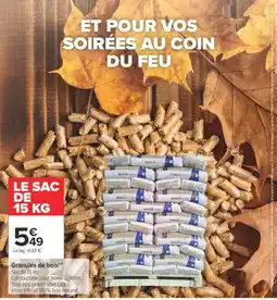 Carrefour Granulés de bois offre