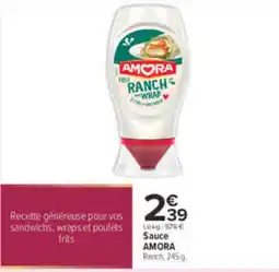 Carrefour AMORA Sauce Ranch offre