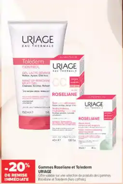 Carrefour maPara parapharmacie URIAGE Tolederm CONTROL offre