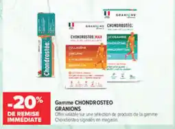 Carrefour maPara parapharmacie Granions chondrostéo offre