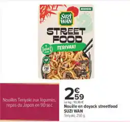 Carrefour SUZI WAN Nouille en doyack streetfood offre