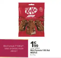 Carrefour KitKat Mini Formule 1 offre