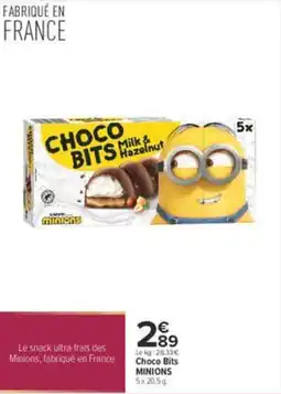 Carrefour Minions Choco Bits offre