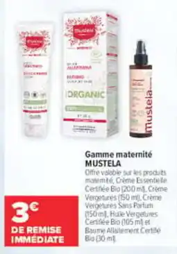 Carrefour maPara parapharmacie Mustela gamme maternité offre