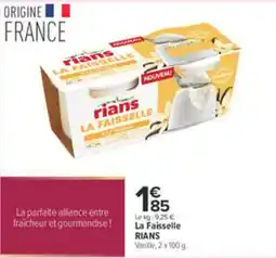 Carrefour Rians La Faisselle offre
