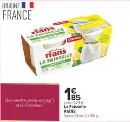 Carrefour Rians La Faisselle offre