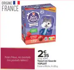 Carrefour YOPLAIT Yaourt en Gourde offre