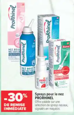 Carrefour maPara parapharmacie Prorhinel sprays pour le nez offre