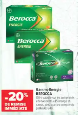 Carrefour maPara parapharmacie Berocca gamme Energie offre
