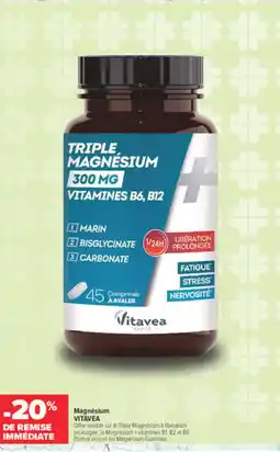 Carrefour maPara parapharmacie VITAVEA Triple Magnésium offre