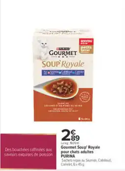 Carrefour PURINA Gourmet Soup' Royale offre