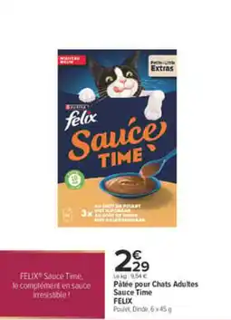 Carrefour FELIX Sauce Time offre