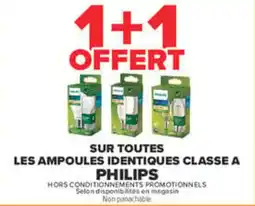 Carrefour PHILIPS Ampoules identiques classe A offre