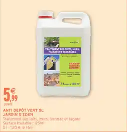 Intermarché Contact JARDIN D'EDEN ANTI DÉPÔT VERT offre