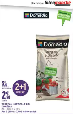 Intermarché Contact Domédia Terreau horticole offre